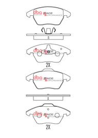 Pastiglie freni Race Performance - Audi A1 8X 2010-2018 / Audi A1 quattro 8X 2012-2018 / Audi A3 8P 2003-2013 / Audi A3 Cabrio 8P 2008-2013 / Audi A3 quattro 8P 2004-2013 (+42 modelli)
