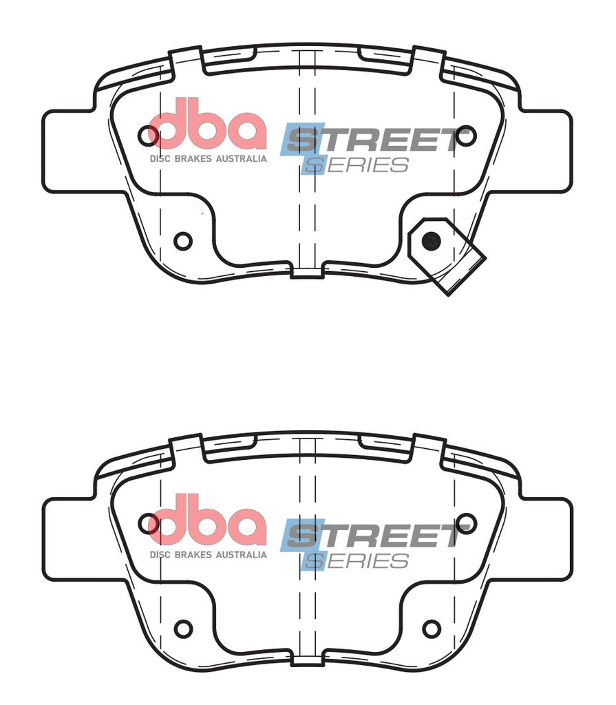 Pastiglie freni Street Series ceramico - asse posteriore - Toyota Alphard 2008-2015 / Toyota Avensis 2005-2008 / Toyota Avensis AZT250 2003-2008 / Toyota Avensis AZT251 2004-2008 (+7 modelli)