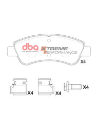 Pastiglie freni Xtreme Performance - asse anteriore - Citroen Berlingo 2001-2008 / Citroen Berlingo First 2008-2018 / Citroen Berlingo Multispace 2001-2008 / Citroen C-Elysee 2012 (+32 modelli)