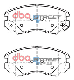 Pastiglie freni Street Series ceramico - asse anteriore - Hyundai Grandeur 2007-2011 / Hyundai Sonata 2005-2010 / Hyundai Tucson Mk1 2008-2010
