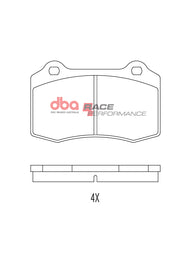 Pastiglie freni Race Performance - Aston Martin DB7 1999-2003 / Cadillac STS 2005-2010 / Cadillac STS-V 2004-2011 / Citroen DS3 2010-2015 / Daimler Super Eight 2005-2006 (+24 modelli)