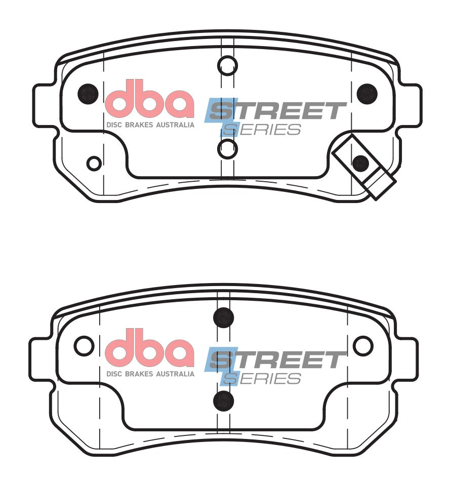 Pastiglie freni Street Series ceramico - asse posteriore - Hyundai Accent 2006-2011 / Hyundai Kona 2017-2019 / Hyundai Tucson Mk3 2015-2020 / Hyundai i-20 PB 2008-2015 / Hyundai i-30 FD 2007-2012 (+8 modelli)