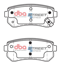 Pastiglie freni Street Series ceramico - asse posteriore - Hyundai Accent 2006-2011 / Hyundai Kona 2017-2019 / Hyundai Tucson Mk3 2015-2020 / Hyundai i-20 PB 2008-2015 / Hyundai i-30 FD 2007-2012 (+8 modelli)