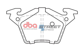 Pastiglie freni Street Series Semi metallic - asse posteriore - Mercedes-Benz V-Class V200 1998-2002 / Mercedes-Benz V-Class V220 TD 1998-2003 / Mercedes-Benz V-Class V230 1998-2003 (+3 modelli)