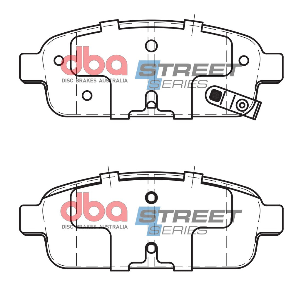 Pastiglie freni Street Series ceramico - asse posteriore - Chevrolet Cruze (J300) 2009-2016 / Chevrolet Orlando 2011-2015 / Chevrolet Trax 2013 / Chevrolet Volt 2011 / Opel Ampera 2012-2019 (+19 modelli)