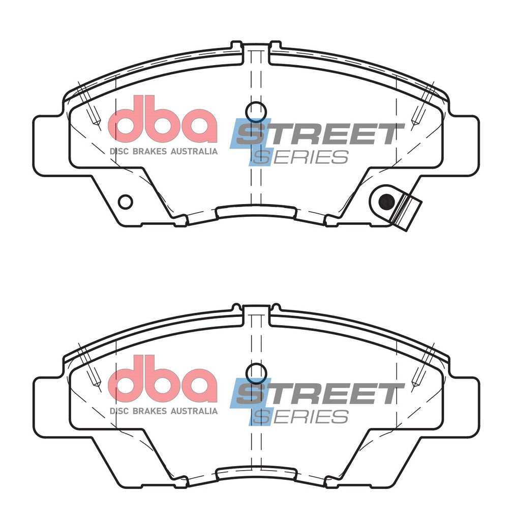 Pastiglie freni Street Series ceramico - asse anteriore - Honda CR-Z 2010-2016 / Honda City 2008-2014 / Honda Insight 2009-2014 / Honda Jazz 2008-2015 / Honda Jazz GK3 2015-2020