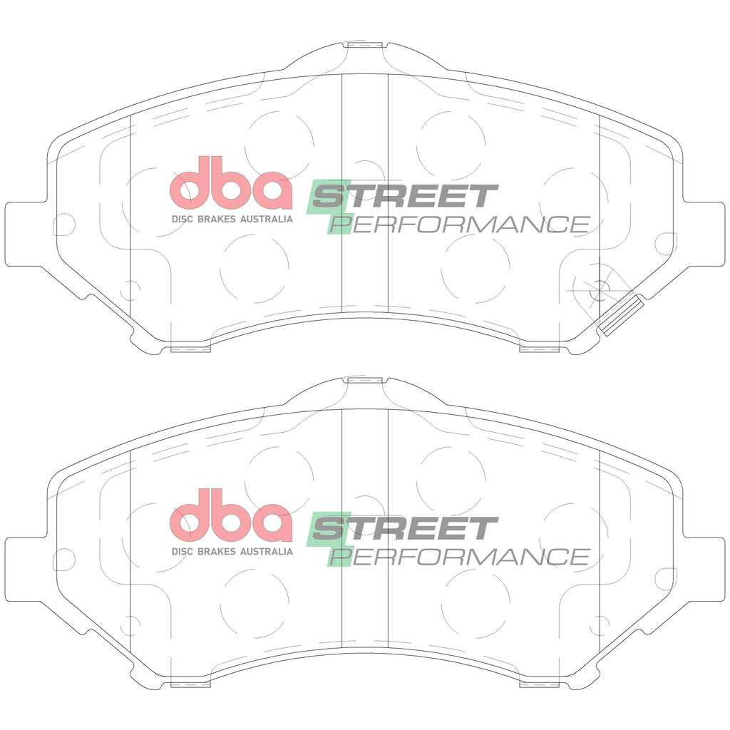 Pastiglie freni Street Performance - asse anteriore - Chrysler Grand Voyager 2008-2016 / Dodge Journey 2008-2011 / Dodge Nitro 2007-2012 / Fiat Freemont 2011-2016 / Jeep Cherokee 2007-2014 (+2 modelli)