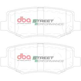 Pastiglie freni Street Performance - asse posteriore - Dodge Nitro 2007-2012 / Jeep Cherokee 2007-2014 / Jeep Wrangler (JK) 2007-2018