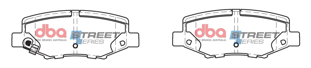 Pastiglie freni Street Series ceramico - asse posteriore - Dodge Nitro 2007-2012 / Jeep Cherokee 2007-2014 / Jeep Wrangler (JK) 2007-2018