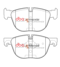 Pastiglie freni Xtreme Performance - asse anteriore - BMW X4 (F26) 2016-2018 / BMW X5 (E70) 30D 2007-2013 / BMW X5 (F15) 25D 2013-2018 / BMW X6 (E71) 30D 2008-2014 / BMW X6 (F16) 30D 2014-2019