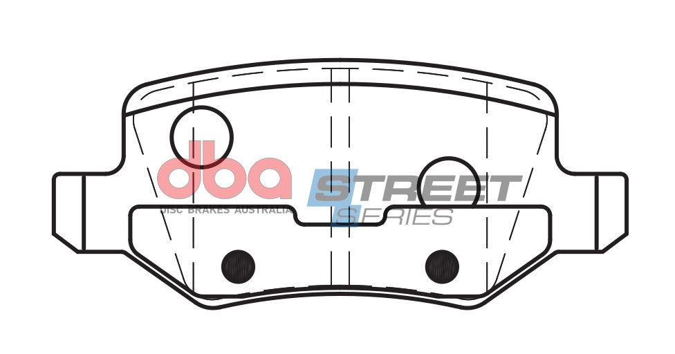 Pastiglie freni Street Series ceramico - asse posteriore - Mercedes-Benz A-Class (W168) A160L 2001-2004 / Mercedes-Benz A-Class (W168) A170D 2001-2004 / Mercedes-Benz A-Class (W168) A170DL 2001-2004 (+20 modelli)