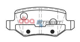 Pastiglie freni Street Series ceramico - asse posteriore - Mercedes-Benz A-Class (W168) A160L 2001-2004 / Mercedes-Benz A-Class (W168) A170D 2001-2004 / Mercedes-Benz A-Class (W168) A170DL 2001-2004 (+20 modelli)