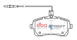 Pastiglie freni Street Series ceramico - asse anteriore - Peugeot 407 2004-2011
