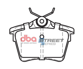 Pastiglie freni Street Series ceramico - asse posteriore - Citroen C5 2008-2018 / Peugeot 407 2004-2011 / Peugeot 407 Coupé 2005-2010 / Peugeot 607 2004-2010