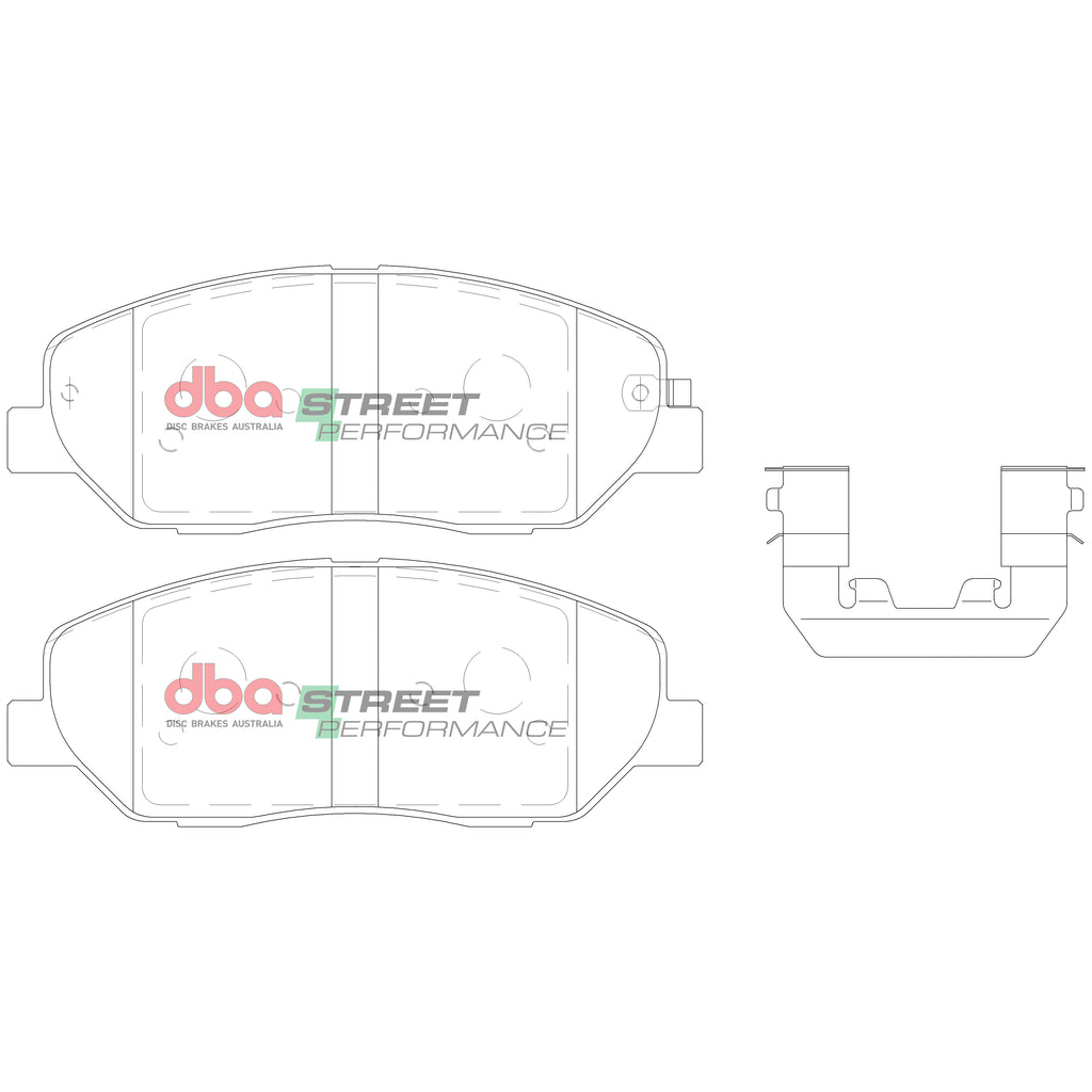 Pastiglie freni Street Performance - asse anteriore - Hyundai Grand Sante Fe 2013-2018 / Hyundai Santa Fe 2006-2019 / Kia Sorento 2010-2015 / Ssangyong Rexton (Y400) 2017 (+1 modelli)