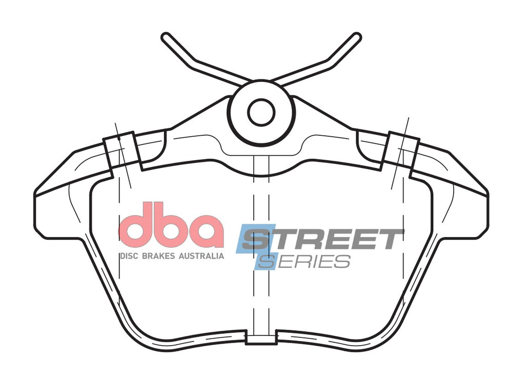 Pastiglie freni Street Series ceramico - asse posteriore - Alfa Romeo 156 MK1 932 1997-2002 / Alfa Romeo 166 1998-2008 / Lancia Kappa 1995-2001