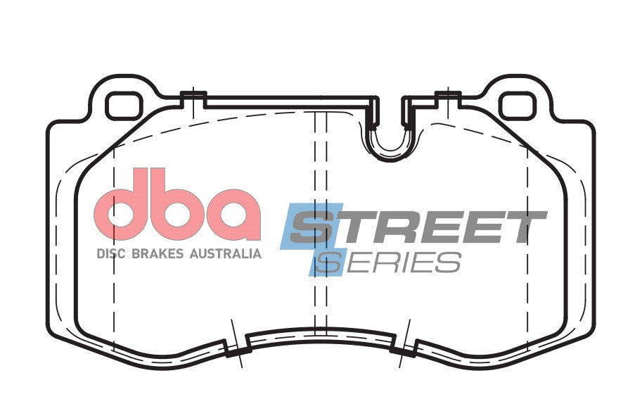 Pastiglie freni Street Series ceramico - asse anteriore - Mercedes-Benz CL-Class (C216) CL500 2006-2014 / Mercedes-Benz CLS (C219) CLS500 2006-2011 / Mercedes-Benz E-Class (T211) E500 2006-2009 (+21 modelli)