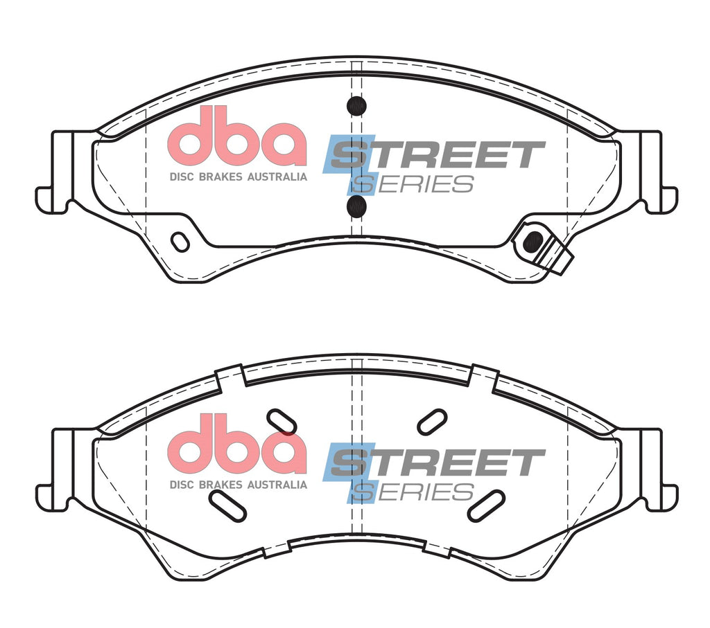 Pastiglie freni Street Series Semi metallic - asse anteriore - Ford Everest (2nd Gen) 2012-2015 / Ford Ranger 2011-2023 / Ford Ranger (4th Gen) 2022 / Mazda BT-50 2011-2020 / Volkswagen Amarok (Mk2) 2022
