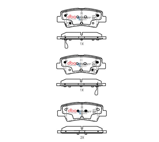 Pastiglie freni Hyundai Ioniq / Kona / Kia Niro 2017 On R - Hyundai Ioniq 2016-2017 / Hyundai Veloster 2011-2016 / Hyundai i-30 GD 2012-2017 / Hyundai i-30 PD 2017-2018 / Kia Carens 2013-2019 (+11 modelli)