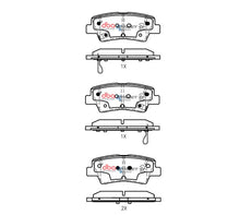 Carica l'immagine nel visualizzatore di Gallery, Pastiglie freni Hyundai Ioniq / Kona / Kia Niro 2017 On R - Hyundai Ioniq 2016-2017 / Hyundai Veloster 2011-2016 / Hyundai i-30 GD 2012-2017 / Hyundai i-30 PD 2017-2018 / Kia Carens 2013-2019 (+11 modelli)