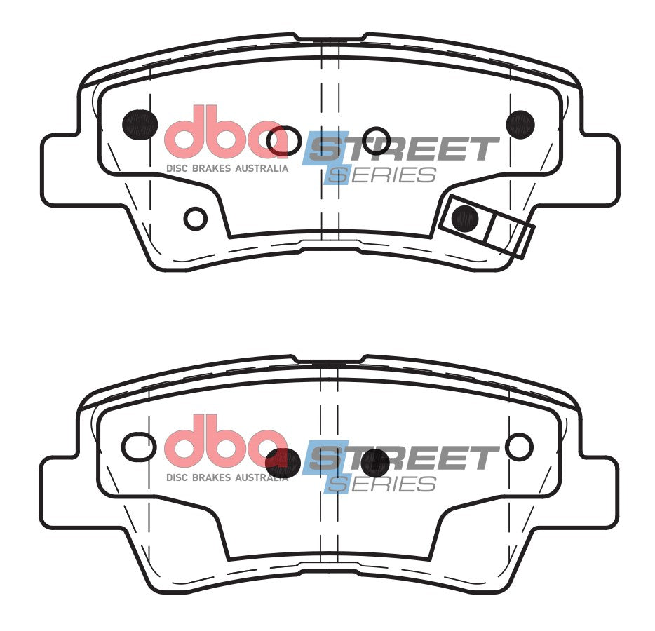Pastiglie freni Street Series ceramico - Hyundai Elantra 2011-2015 / Hyundai Nexo 2018 / Hyundai Sonata 2008-2010 / Hyundai Tucson Mk1 2008-2010 / Hyundai i-40 2011-2020 (+7 modelli)