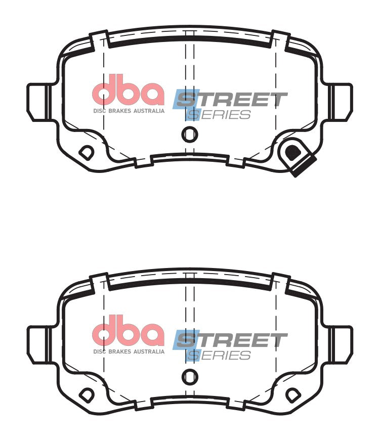 Pastiglie freni Street Series ceramico - Chrysler Grand Voyager 2008-2016 / Dodge Journey 2008-2011 / Fiat Freemont 2011-2016 / Lancia Voyager 2011-2016