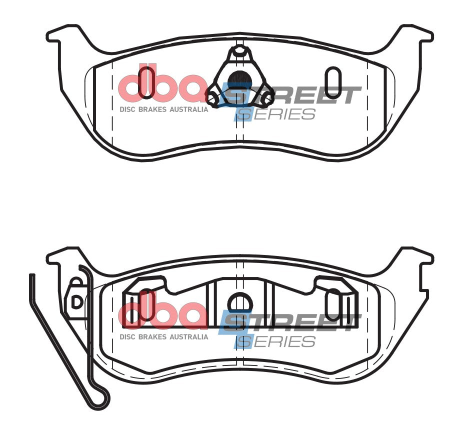 Pastiglie freni Street Series ceramico - Jeep Cherokee 2004-2007 / Jeep Wrangler 2001-2006