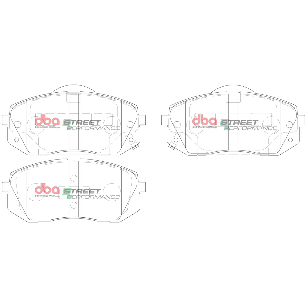 Pastiglie freni Street Performance - asse anteriore - Hyundai Kona 2017-2019 / Hyundai Tucson Mk3 2015-2020 / Hyundai i-40 2011-2020 / Hyundai iX35 2009-2014 / Kia Carens 2006-2012 (+13 modelli)