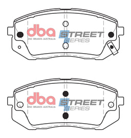 Pastiglie freni Street Series ceramico - asse anteriore - Hyundai Kona 2017-2019 / Hyundai Tucson Mk3 2015-2020 / Hyundai i-40 2011-2020 / Hyundai iX35 2009-2014 / Kia Carens 2006-2012 (+13 modelli)