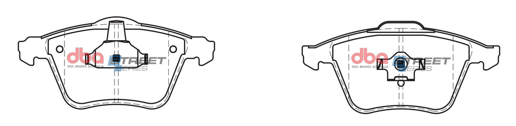 Pastiglie freni Street Series ceramico - asse anteriore - Ford Focus (Mk2) 2005-2011 / Ford Focus XR5 2005-2011 / Mazda 3 BK 2006-2009 / Mazda 3 BL 2009-2013 / Opel Signum 2006-2008 (+17 modelli)