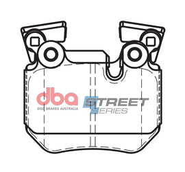 Pastiglie freni Street Series ceramico - asse posteriore - BMW Serie 1 (E82 Coupé) 135 E82COUPE 2007-2013 / BMW Serie 1 (E88 Cabrio) 135 2008-2014
