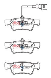 Pastiglie freni Street Series Semi metallic - asse posteriore - Volkswagen Caravelle 2004-2010 / Volkswagen Touareg (1st Gen) 2003-2010 / Volkswagen Transporter (Kombi) / Camper T5 KOMBI 2003-2010