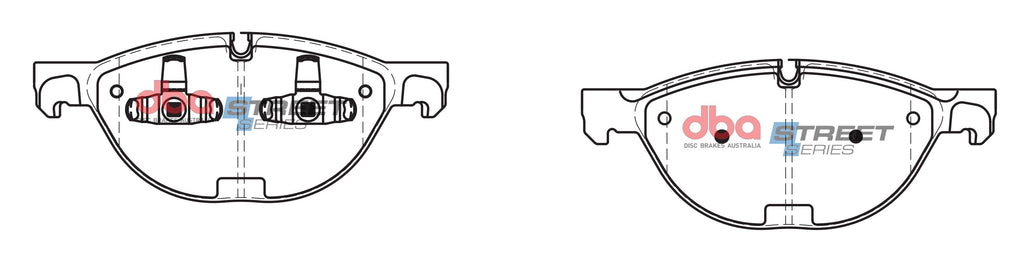 Pastiglie freni Street Series ceramico - asse anteriore - BMW X5 (E70) 30D 35D E70 2007-2013 / BMW X5 (F15) 2013-2018 / BMW X6 (E71) 35D E71 40D 2008-2014