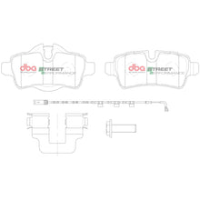 Carica l'immagine nel visualizzatore di Gallery, Pastiglie freni Street Performance - asse posteriore - Mini Mini Clubman (R55) 2007-2015 / Mini Mini Clubvan 2012-2014 / Mini Mini Cabrio (R57) 2008-2016 / Mini Mini Coupé (R58) 2011-2015 (+2 modelli)