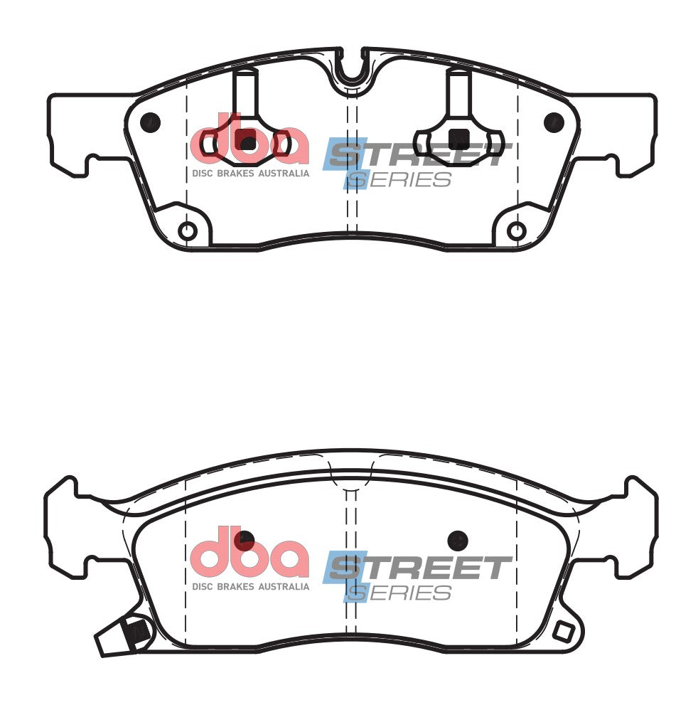 Pastiglie freni Street Series ceramico - asse anteriore - Dodge Durango 2011-2024 / Jeep Grand Cherokee 2011-2016 / Mercedes-Benz GL-Class (X166) GL350 2012-2016 (+13 modelli)