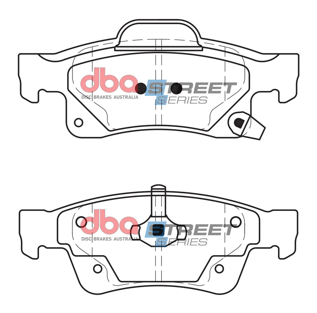 Pastiglie freni Street Series ceramico - asse posteriore - Dodge Durango 2011-2024 / Jeep Grand Cherokee 2011-2016