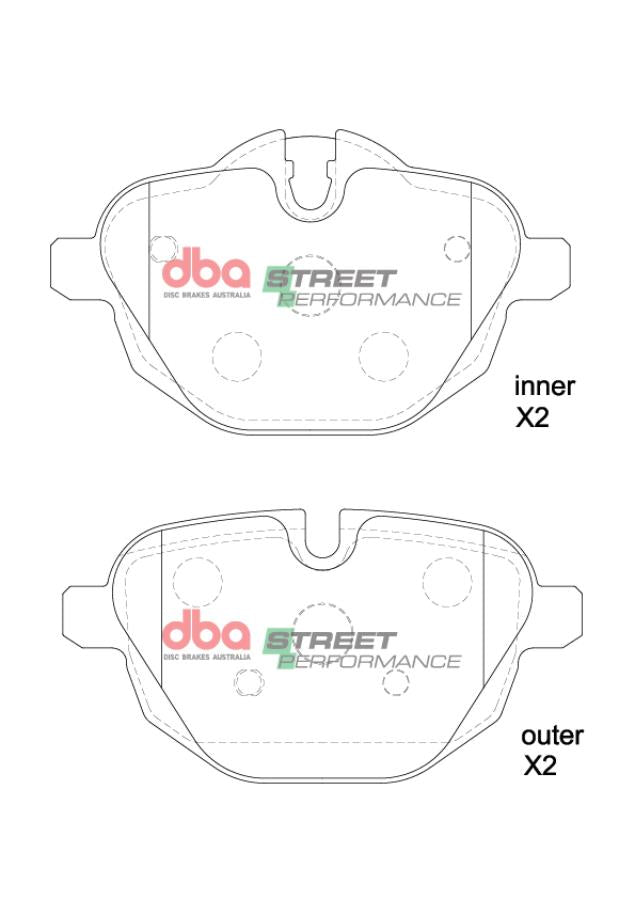 Pastiglie freni Street Performance - asse posteriore - BMW Serie 5 (F10) 518 2013-2017 / BMW Serie 5 (F10) 520 2010-2017 / BMW Serie 5 (F10) 523 2010-2012 / BMW Serie 5 (F10) 525 2010-2017 (+43 modelli)