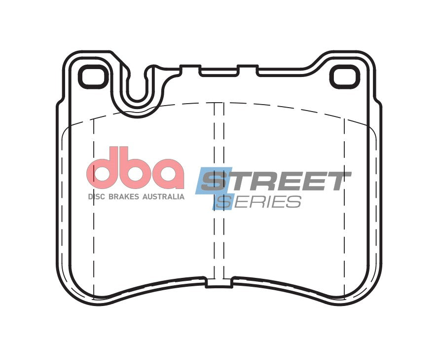Pastiglie freni Street Series ceramico - asse anteriore - Mercedes-Benz C-Class (W203) 2001-2007 / Mercedes-Benz C-Class (W203) C320 TD 2005-2007 / Mercedes-Benz C-Class (W203) C350 2005-2007 (+8 modelli)