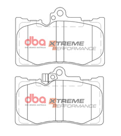 Pastiglie freni Xtreme Performance - asse anteriore - Lexus GS250 2012 / Lexus GS300 2005-2012 / Lexus GS300h 2013-2019 / Lexus GS430 2005-2012 / Lexus GS450h 2006-2019 / Lexus GS460 2008-2012 (+6 modelli)