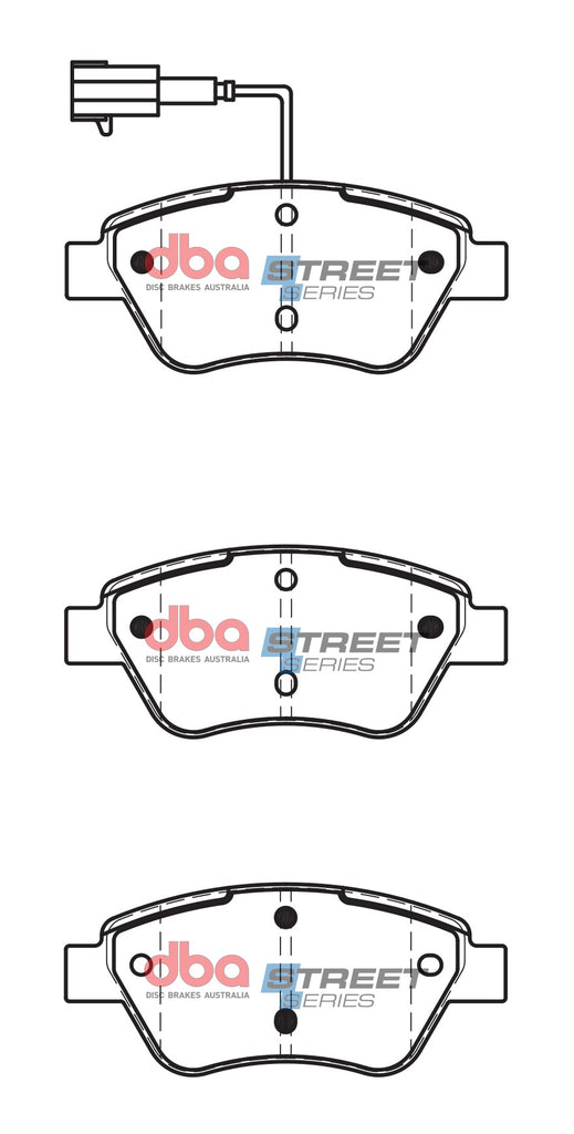 Pastiglie freni Street Series ceramico - asse anteriore - Alfa Romeo Mi.To 2008-2010 / Citroen Nemo 2008-2010 / Citroen Nemo Multispace 2009-2010 / Fiat 500 2007-2013 / Fiat Bravo 2007-2010 (+13 modelli)