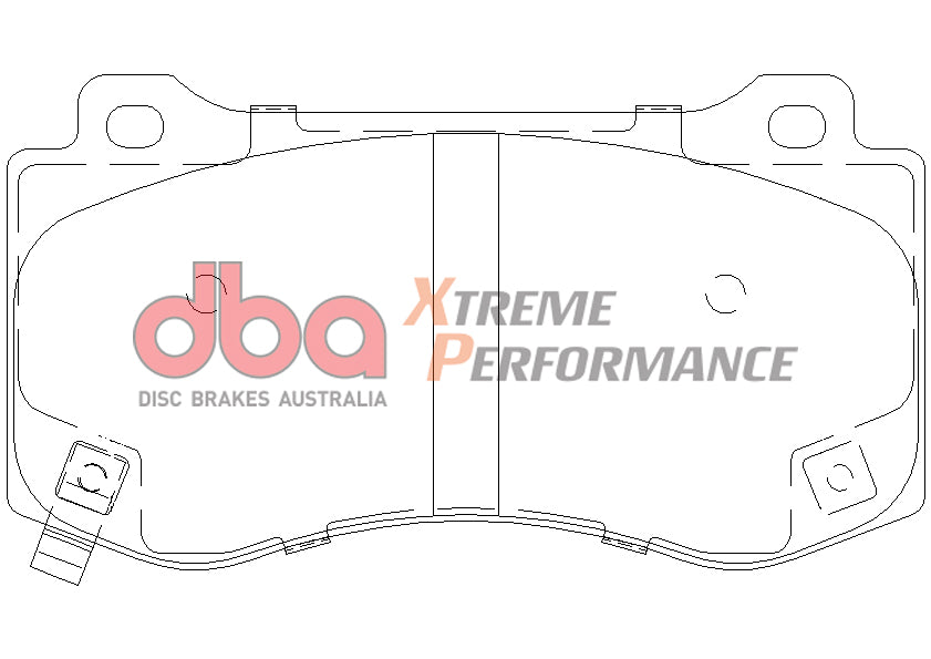 Pastiglie freni Xtreme Performance - asse anteriore - Chrysler 300C 2006-2011 / Dodge Challenger 2008-2015 / Dodge Charger 2006-2015 / Dodge Magnum 2005-2008 / Jeep Grand Cherokee 2006-2011