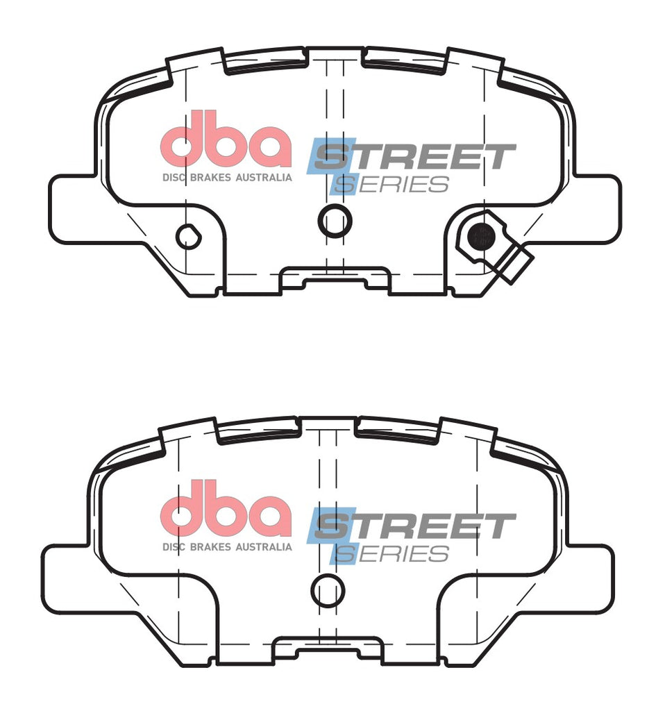 Pastiglie freni Street Series ceramico - Citroen C4 Aircross 2012-2018 / Mazda 6 GJ 2012-2016 / Mitsubishi ASX 2012-2016 / Mitsubishi Outlander 2012-2018 / Peugeot 4008 2012-2019