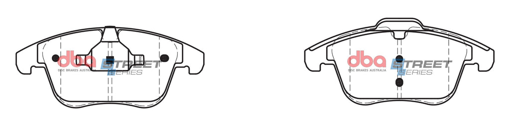 Pastiglie freni Street Series ceramico - asse anteriore - Citroen C5 2008-2018 / Peugeot 508 2011-2018