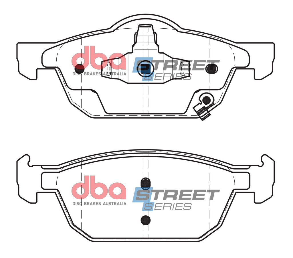 Pastiglie freni Street Series ceramico - asse anteriore - Honda Civic (10th Gen) 2017 / Honda Civic (9th Gen) FK 2012-2017 / Honda Civic Tourer 2014-2017
