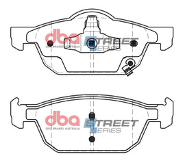 Pastiglie freni Street Series ceramico - asse anteriore - Honda Civic (10th Gen) 2017 / Honda Civic (9th Gen) FK 2012-2017 / Honda Civic Tourer 2014-2017