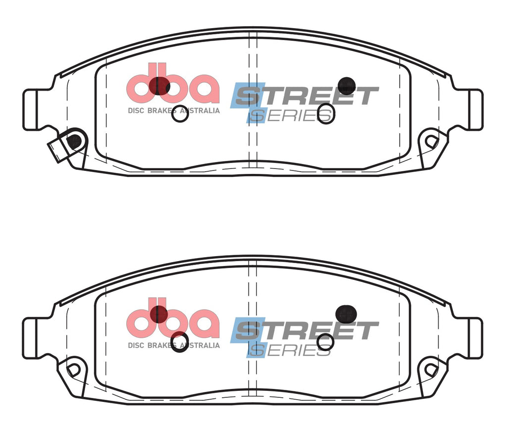 Pastiglie freni Street Series ceramico - asse anteriore - Jeep Commander 2006-2010 / Jeep Grand Cherokee 2005-2011