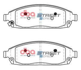 Pastiglie freni Street Series ceramico - asse anteriore - Jeep Commander 2006-2010 / Jeep Grand Cherokee 2005-2011