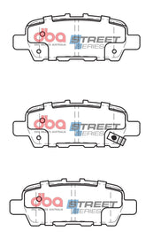 Pastiglie freni Street Series ceramico - asse posteriore - Infiniti EX30D 2010-2013 / Infiniti EX37 2008-2013 / Infiniti G37 2008-2014 / Infiniti M30D 2010-2014 / Infiniti M35h 2011-2014 (+26 modelli)