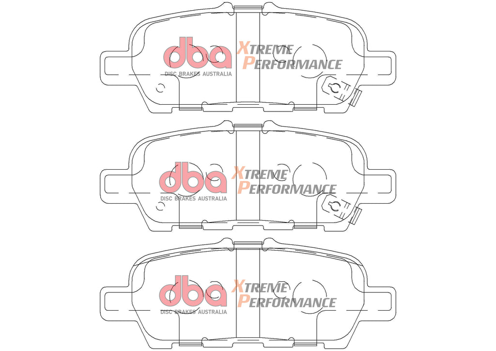 Pastiglie freni Xtreme Performance - asse posteriore - Infiniti EX30D 2010-2013 / Infiniti EX37 2008-2013 / Infiniti G37 2008-2014 / Infiniti M30D 2010-2014 / Infiniti M35h 2011-2014 (+26 modelli)