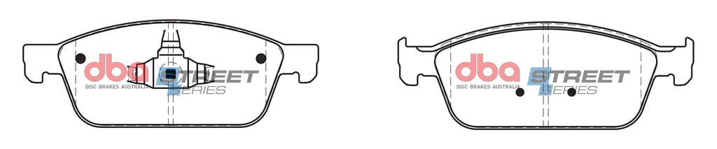 Pastiglie freni Street Series ceramico - asse anteriore - Ford Focus (Mk3) 2011-2018 / Ford Kuga (Mk2) 2013-2019 / Ford Tourneo Connect 2013-2015 / Ford Transit Connect 2014-2016